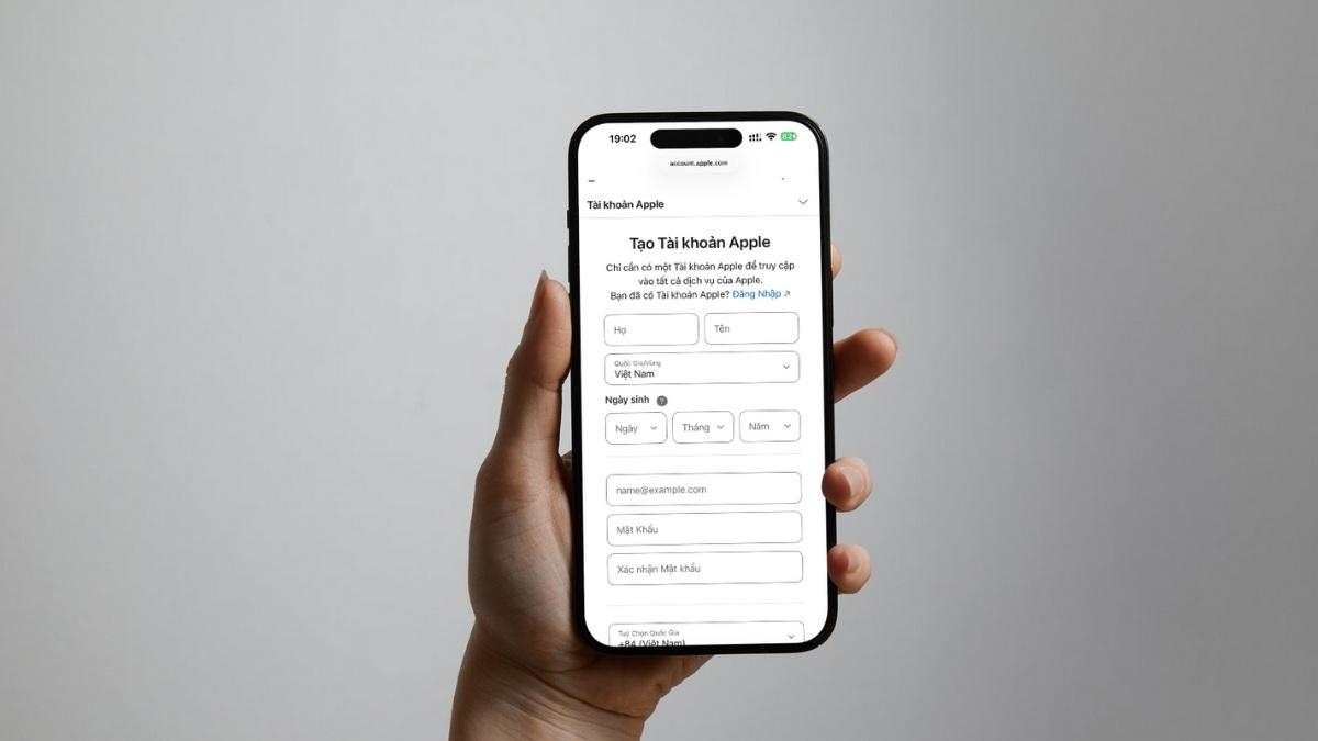 tạo icloud